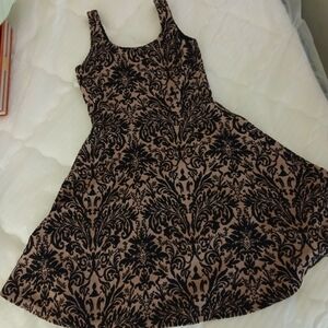 Bar III Black and Tan Dress